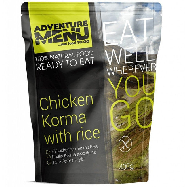 Adventure Menu Kurča Korma s pirinim jedilom 400g