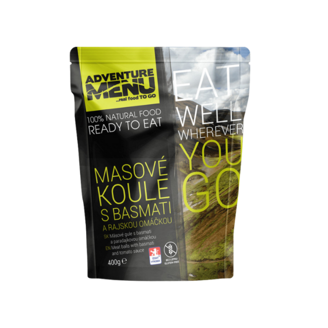Adventure Menu Mesno-riževe kroglice s paradižnikovo omako 400g