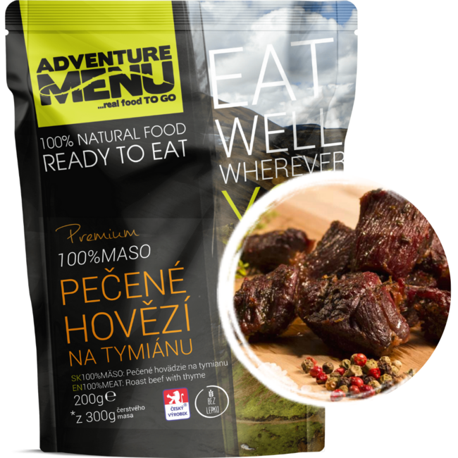 Adventure Menu pečeno goveje na timijanu, 200g