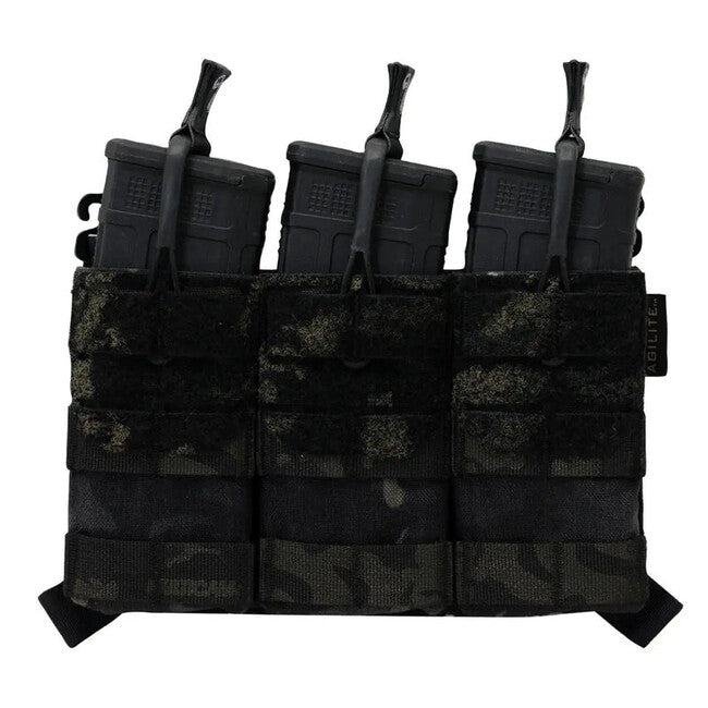 Agilite AG3 Placard Triple vrečka za nabojnik, multicam black