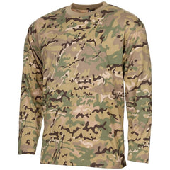MFH American Long Sleeve T-Shirt, Operation Camo