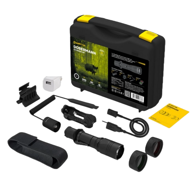 ArmyTek Dobermann Extended set taktični s svetilko