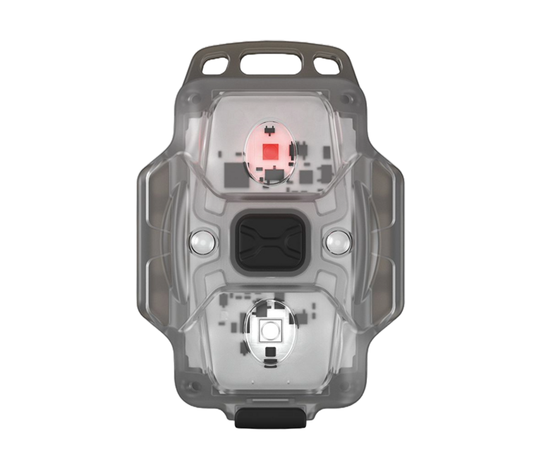 ArmyTek Crystal Blue prenosna svetilka LED F07001B, modra, pregledna