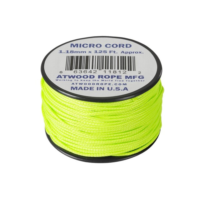 ATWOOD® mikro vrv (125 čevljev), neonsko zelena (MCCB24)