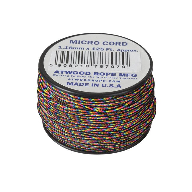 ATWOOD® Mikro vrvi, temno progast (MCCB24) (125 čevljev)