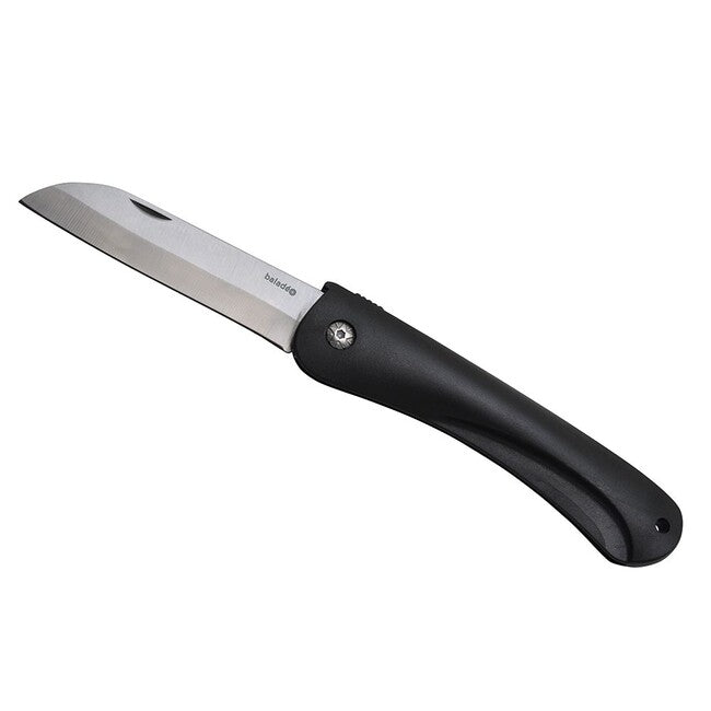 Baladeo ECO192 Birdy žepni nož, rezilo 8 cm, jeklo 2CR13, ročaj PP, črn