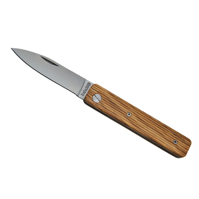Baladeo ECO331 Papagayo žepni nož, rezilo 7,5 cm, jeklo 420, ročaj olivno les