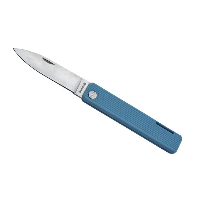 Baladeo ECO356 Papagayo žepni nož, rezilo 7,5 cm, jeklo 420, ročaj TPE, turkizen