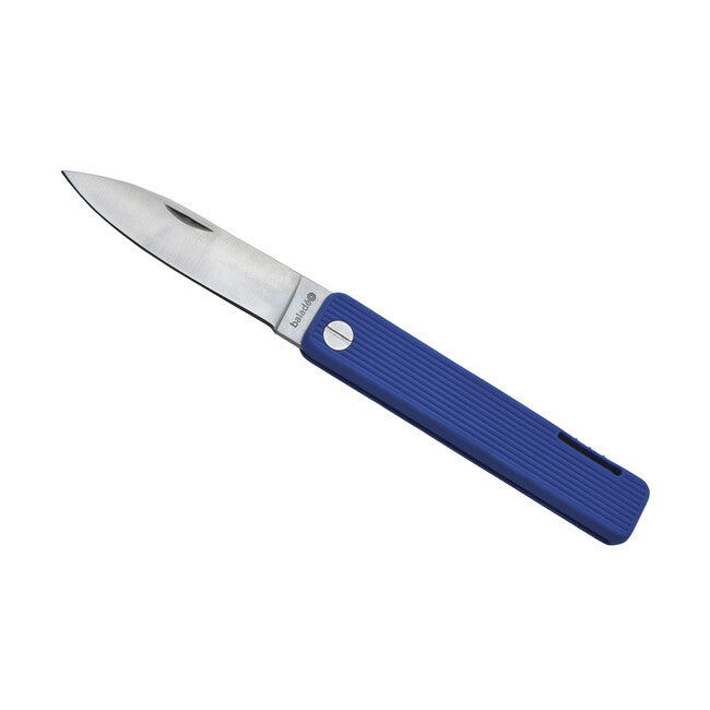 Baladeo ECO357 Papagayo žepni nož 7 rezilo, 5 cm, jeklo 420, ročaj TPE, ultramarinsko