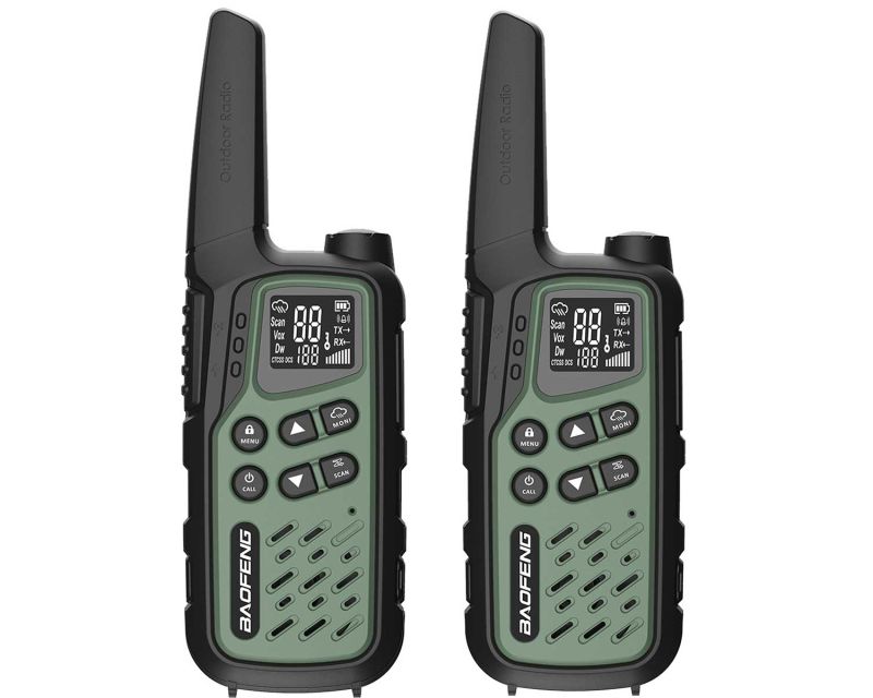 BaoFeng BF-T25E PMR radio oddajnik 2 kos., zelena