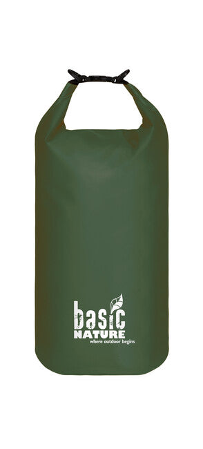 BasicNature 500D vodoodporen nahrbtnik 20 l, temno zelen