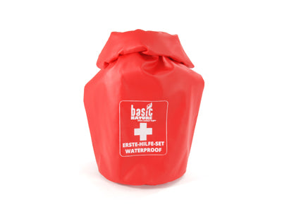 BasicNature First Aid vodotesna vrečka za prvo pomoč, rdeča, 2 l