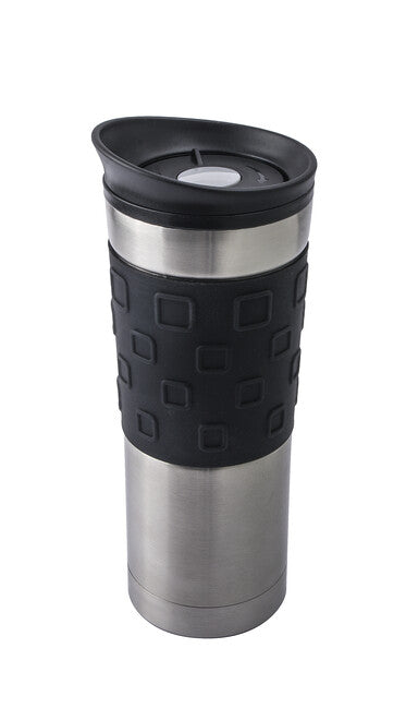 BasicNature Grip termo lonček iz nerjavečega jekla, 0,45 l