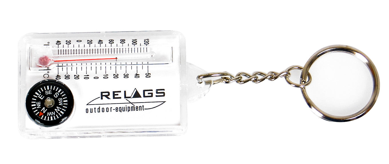 BasicNature kompas/termometer na zadrgo