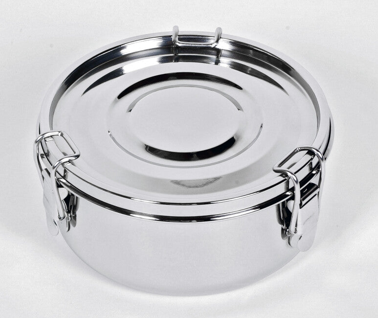 BasicNature Food Container, Stainless Steel 0.8L