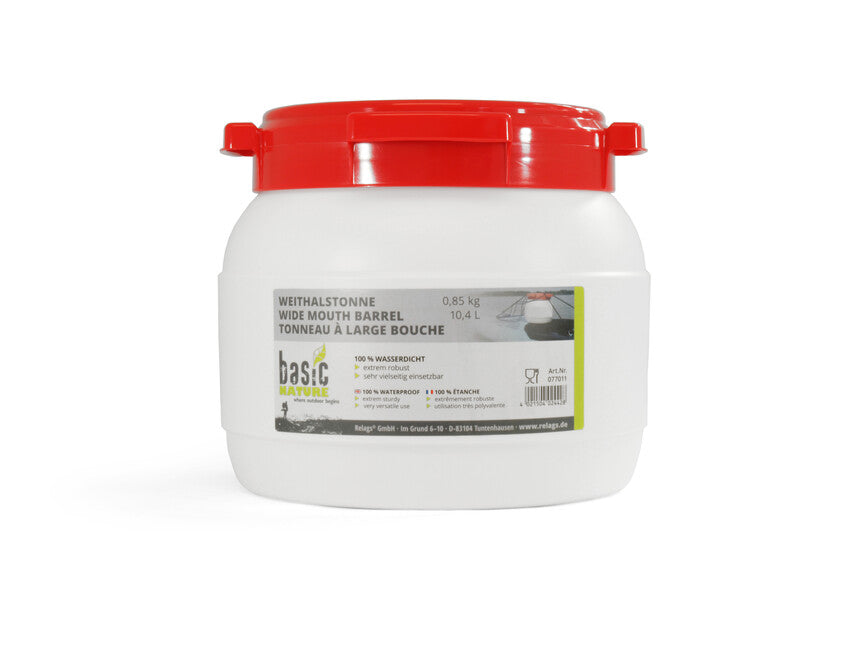 BasicNature Σουπιέρα με Ευρύ Στόμιο, Λευκό, 10,4 L