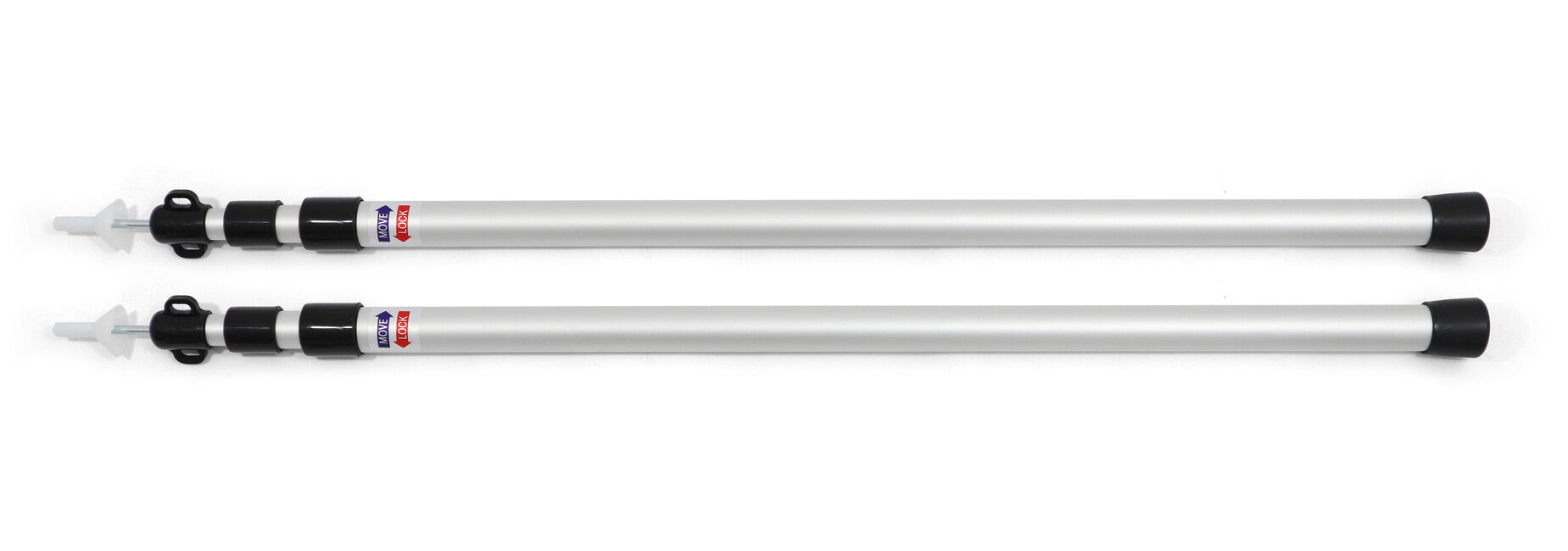 BasicNature teleskopske palice alu velike, 100-240 cm, 2 kosa