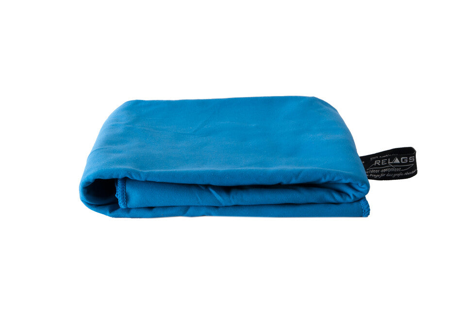 BasicNature Velour Towel 85 x 150 cm Blue