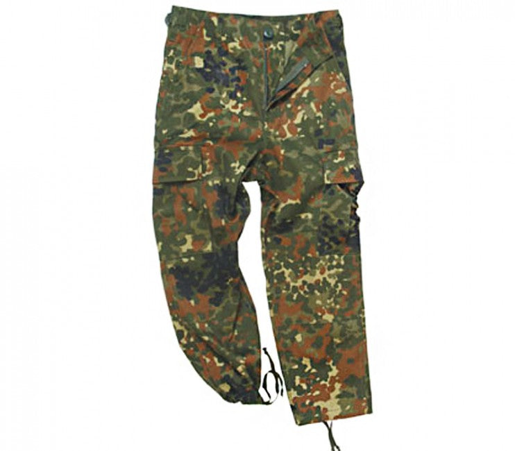 MFH BDU hlače vzorec otroški, Flecktarn