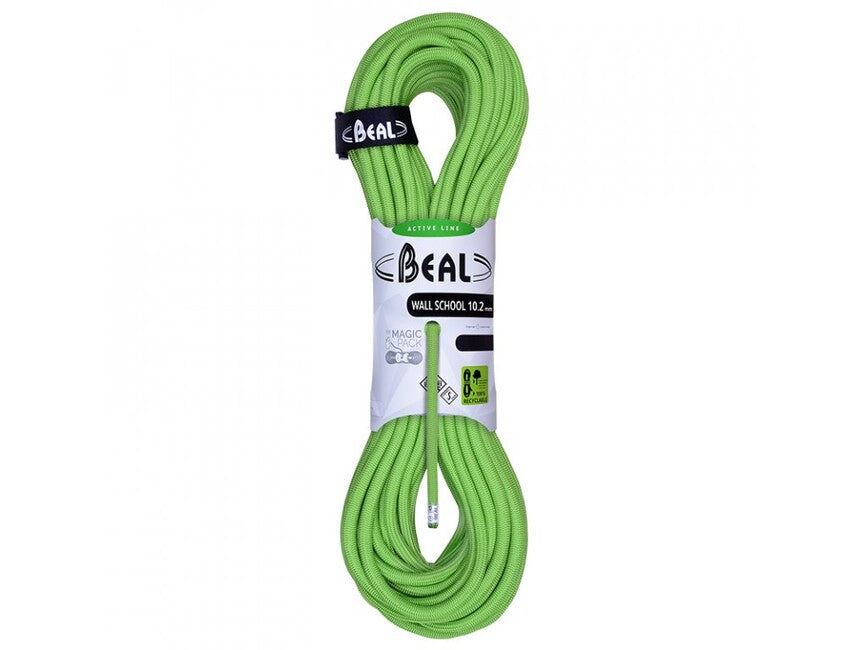 BEAL Wall School Unicore 10,2 mm, zelena 200 m