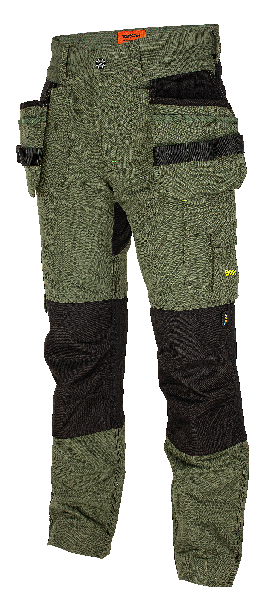 Bennon Erebos Work Pants, Green/Black