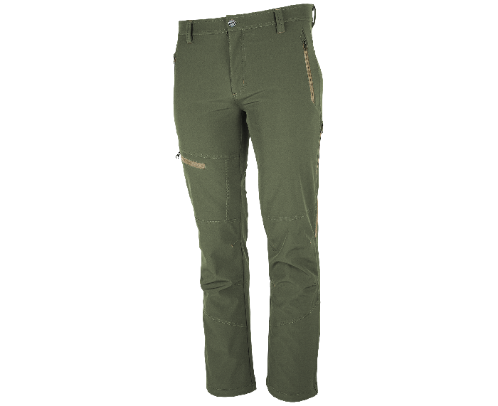 BENNON FORCE hlače softshell, zelena/peščena