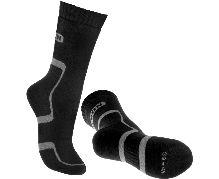 BENNON TREK SOCK pohodniške nogavice, črna/siva
