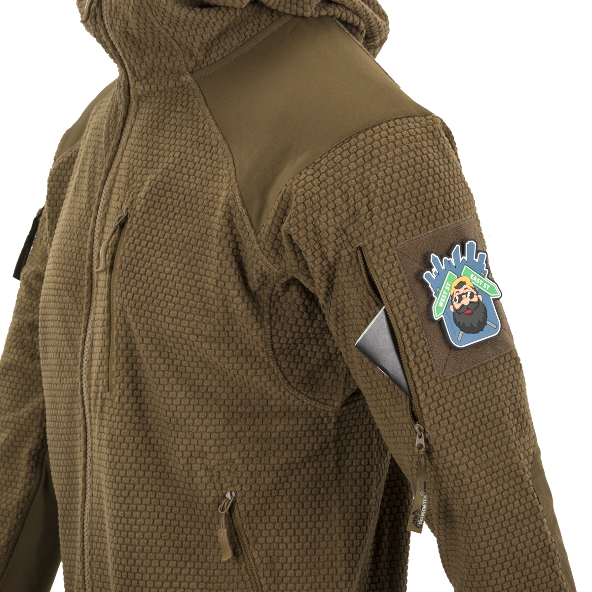 Helikon-Tex Alpha Hoodie flísová bunda, olive green