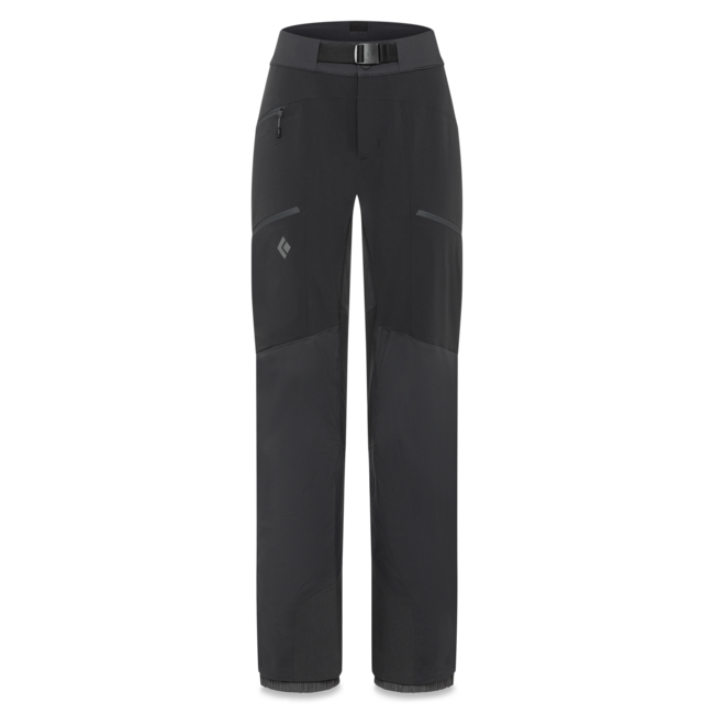Black Diamond Dawn Patrol Hybrid črne hlače, ženski