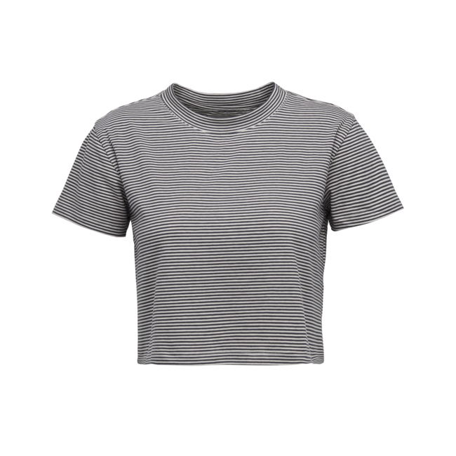 Black Diamond BD Stripe majica ženski s kratkimi rokavi, off white-charcoal