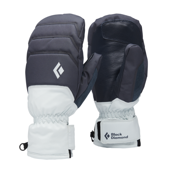 Black Diamond Mission Mx Mitts rokavice zimske ženski, charcoal-belay blue