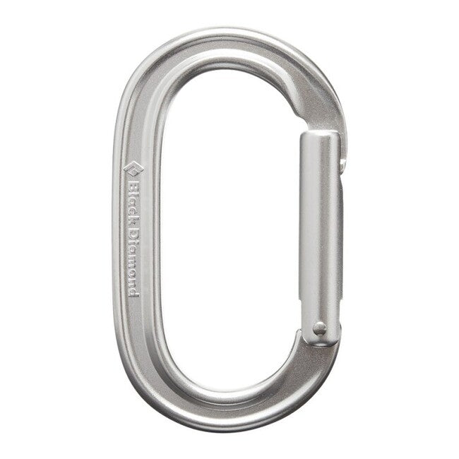 Black Diamond Ovalna vponka s Keylockom, polirana