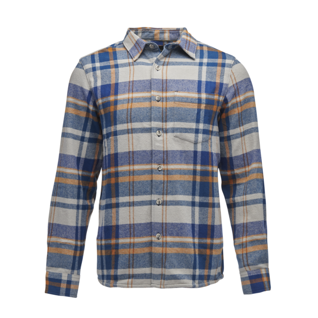 Black Diamond Project Flannel drvarska srajca moški, pewter-indigo plaid