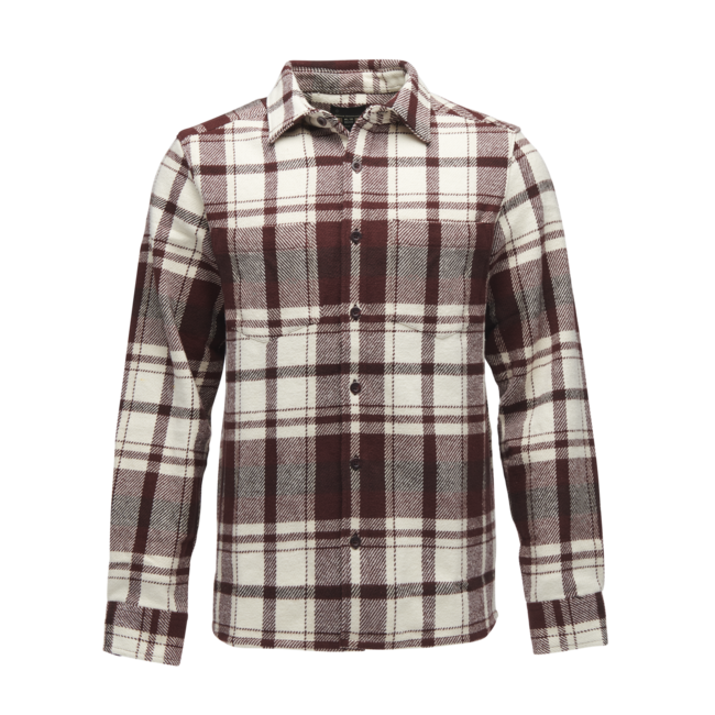 Black Diamond Project Heavy Flannel drvarska srajca moški, burgundy-off white plaid