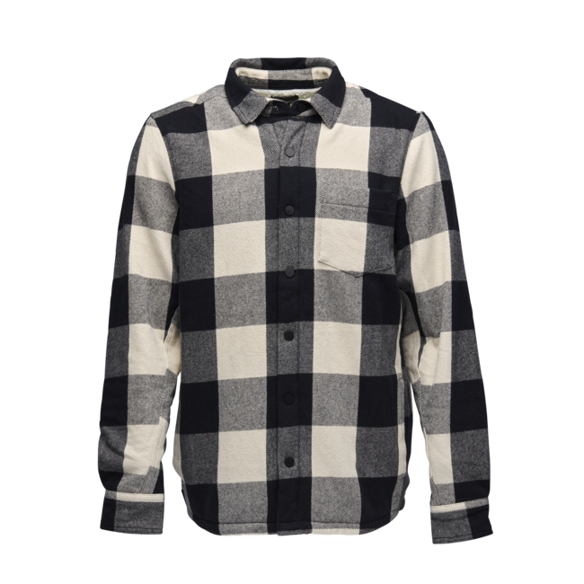 Black Diamond Project Lined Flannel flanelska srajca moška, black-off white plaid