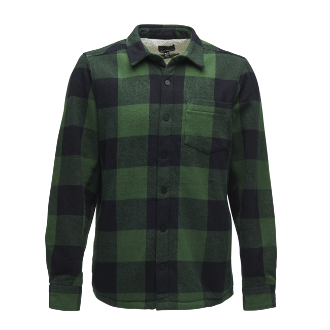 Black Diamond Project Lined Flannel flanelova srajca moska, palm green-black plaid