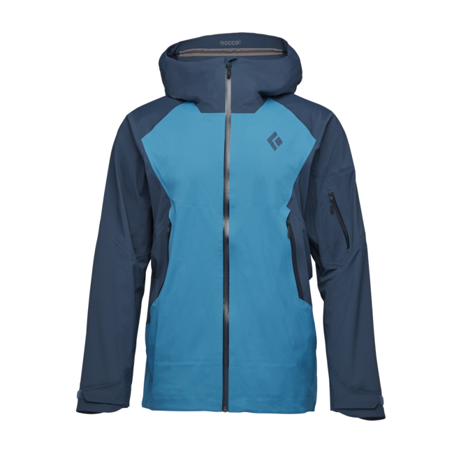 Black Diamond Recon Lt Stretch Shell alpska jakna moška, kingfisher-indigo