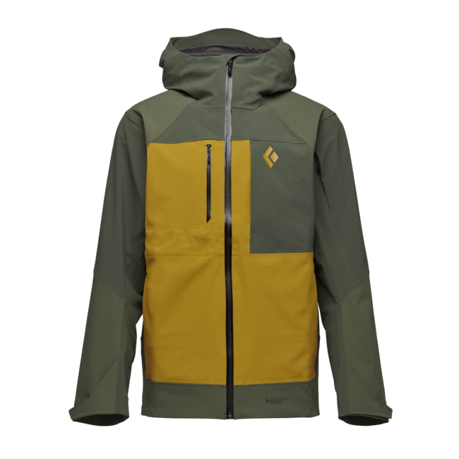 Black Diamond Recon Stretch Pro Shell alpska jakna moška, tundra-amber