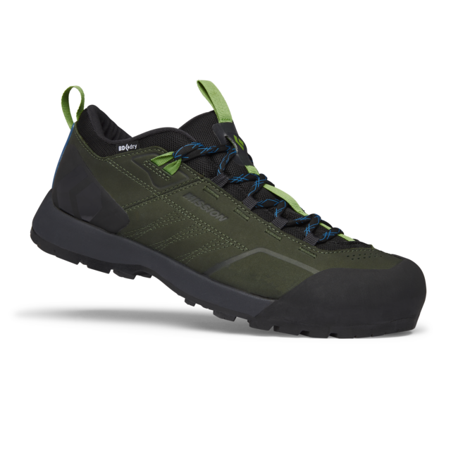 Black Diamond Mission Low Approach usnjeni čevlji moški Waterproof, cyzass-black