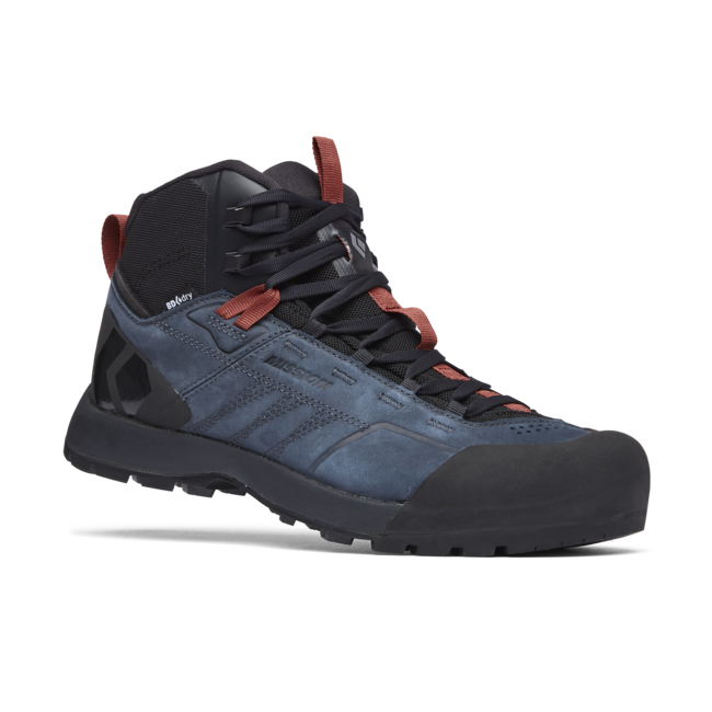 Black Diamond Mission Mid usnjeni čevlji moški Waterproof Approach, eclipse-red rock