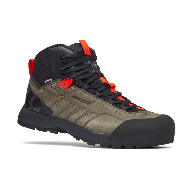 Black Diamond Mission Mid Waterproof Approach usnjeni čevlji moški, walnuts-octane