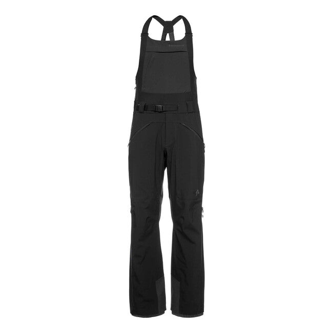 Black Diamond Recon Stretch Bibs črne hlače z trakmi, moški