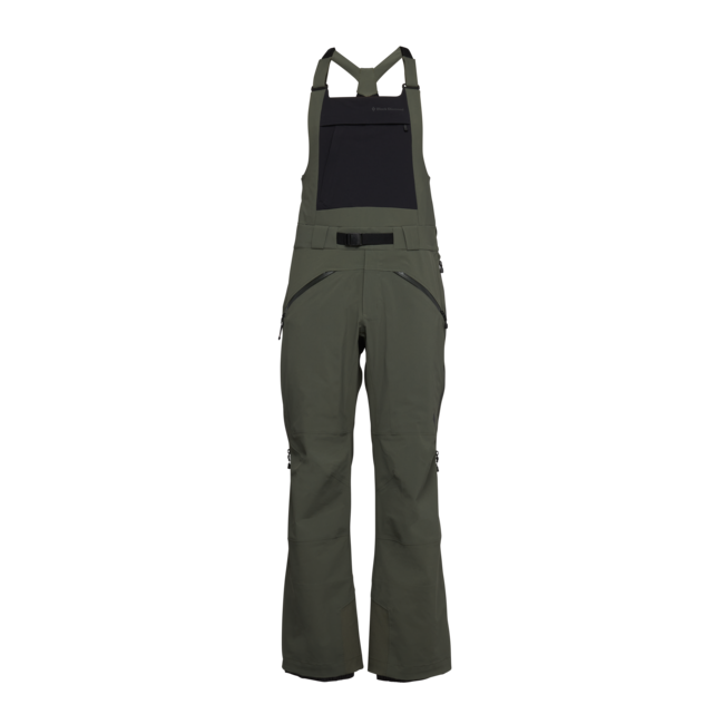 Black Diamond Recon Stretch Bibs hlače moški s trakmi, tundra