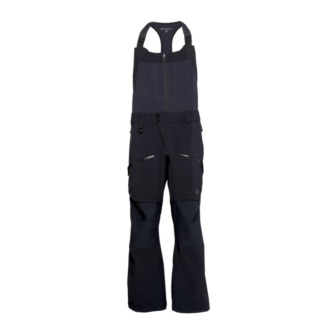Black Diamond Recon Stretch Pro Bibs hlače moške s trakmi, črna