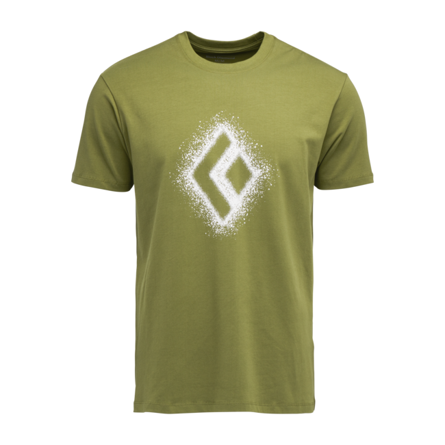 Black Diamond Men's Chalked Up 2.0 T-Shirt, Camp Green