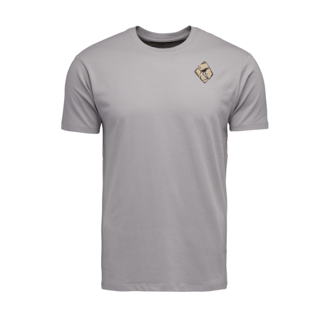 Black Diamond Men's Mono Pocket T-Shirt, Pewter