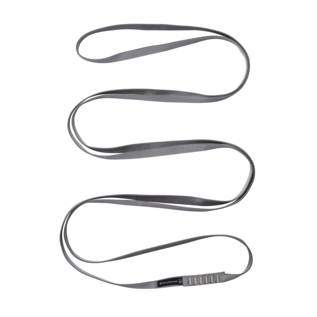 Black Diamond 18 Mm Nylon Runner vponka 180 Cm, siva