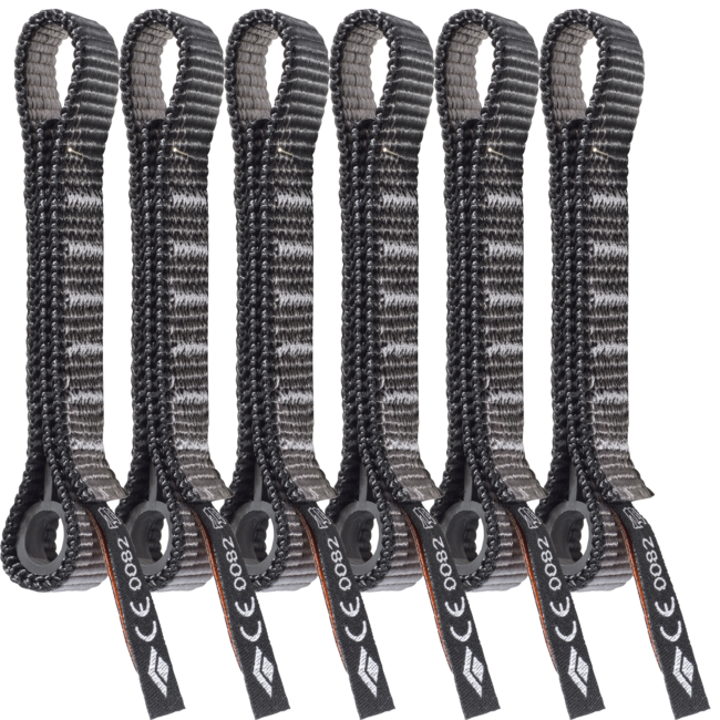 Black Diamond Standard Dogbone sponka 12 cm, 6 kosov komplet