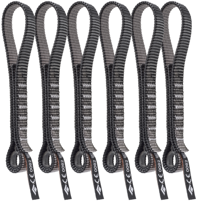 Black Diamond Standard Dogbone povezovalni element 16 cm, 6 kosov komplet
