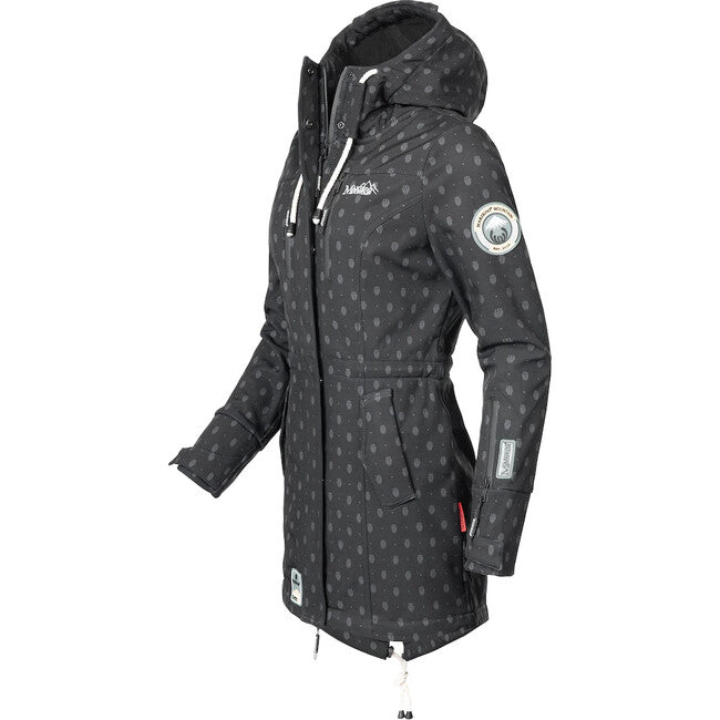 Marikoo ZIMTZICKE P softshell jakna s kapuco ženski zimska